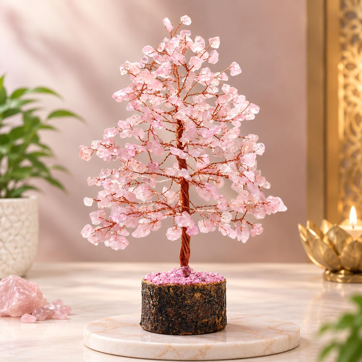 Rose Quartz Gem Plant – Elora Gems